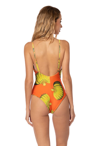 Cana Swimwear Traje de Baño Deportivo de Una Pieza
